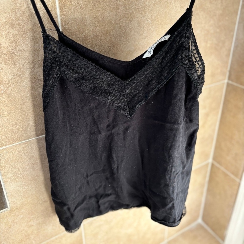 Stradivarius black camisole